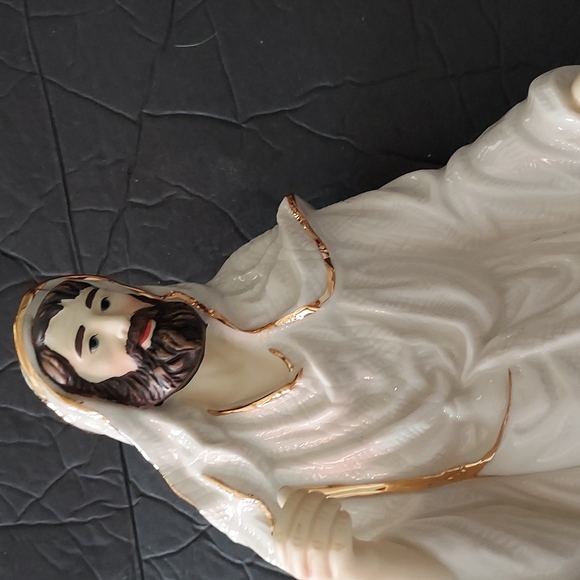 Joseph Figurine 11.5inHx5.5inW Ivory/Gold Trim - Picture 2 of 11